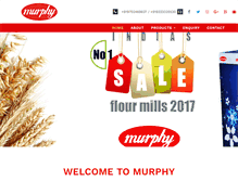 Tablet Screenshot of murphyflourmills.com